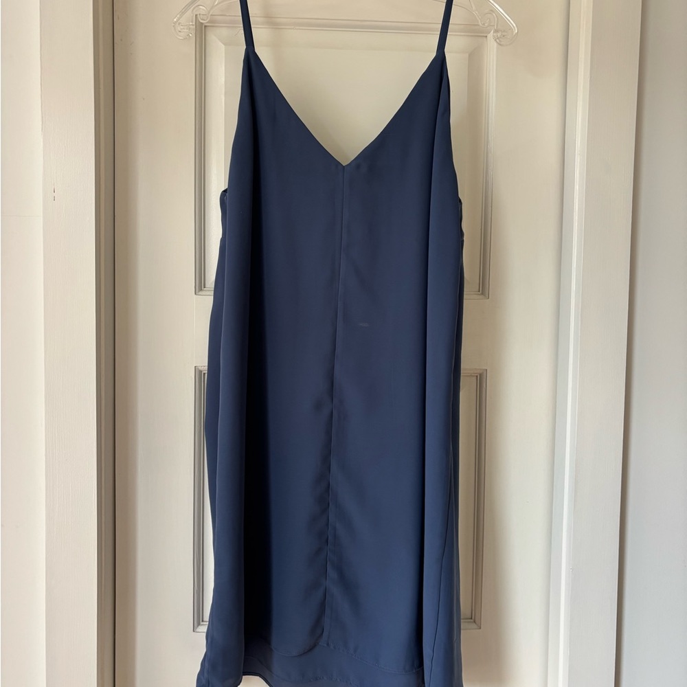 Twik Deep Blue V-Neck Dress